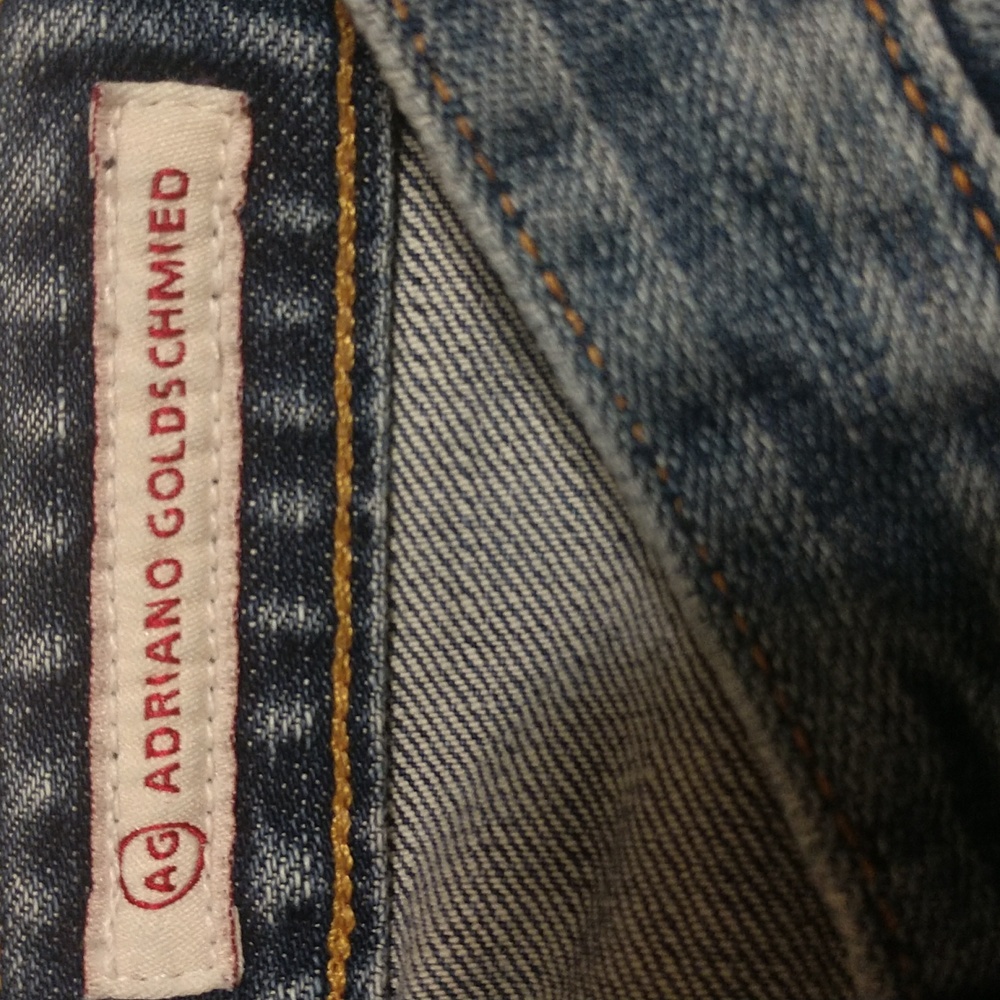 AG Adriano Goldschmied Premiere Skinny Straight Distressed Jeans Size 26 - Picture 9 of 12